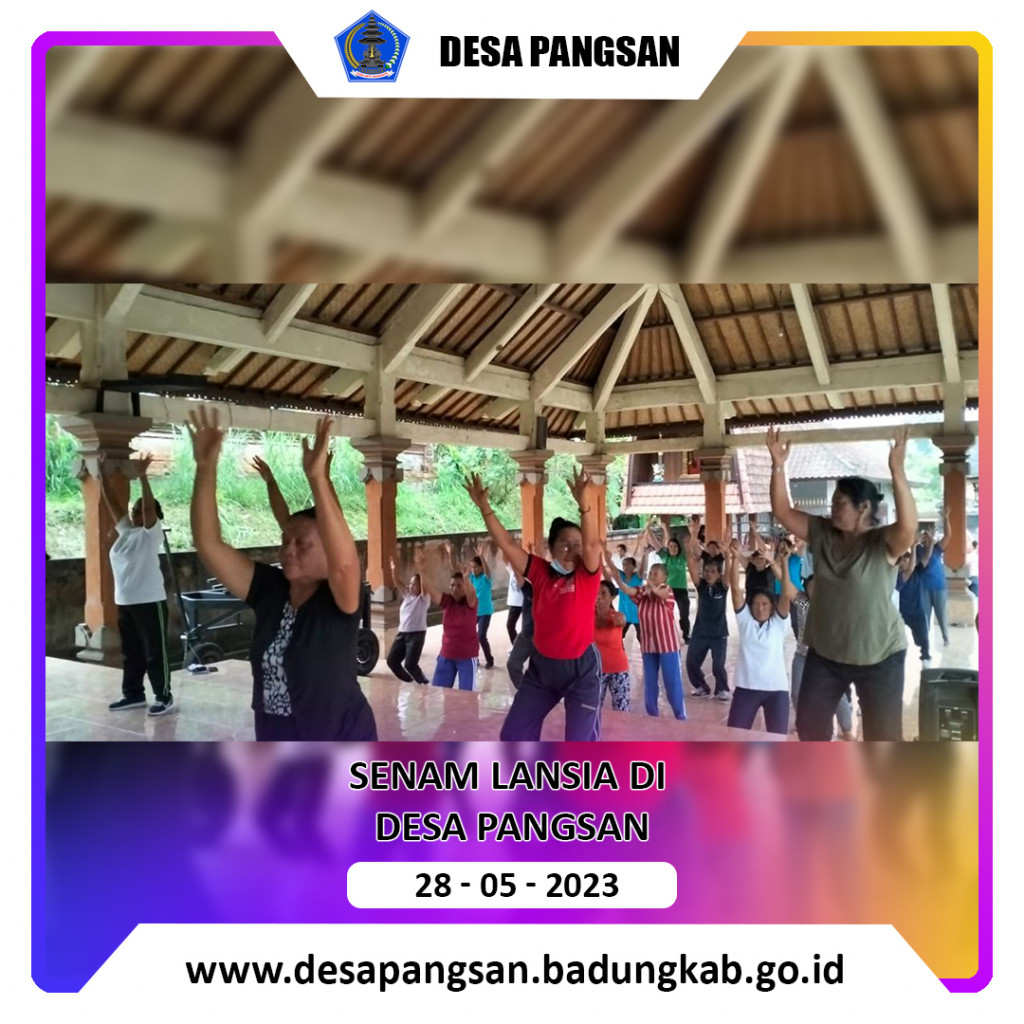 Senam Lansia Desa Pangsan